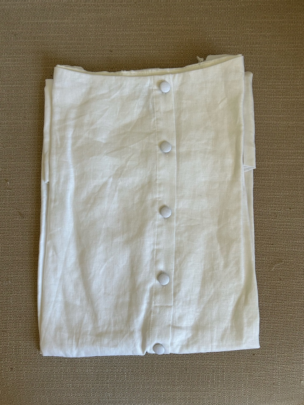 Reformation Andi Linen Maxi Skirt - White Causal French Classic Quiet Lux - Picture 3 of 7